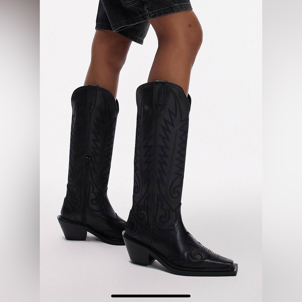 Top shop cowboy boots size 7